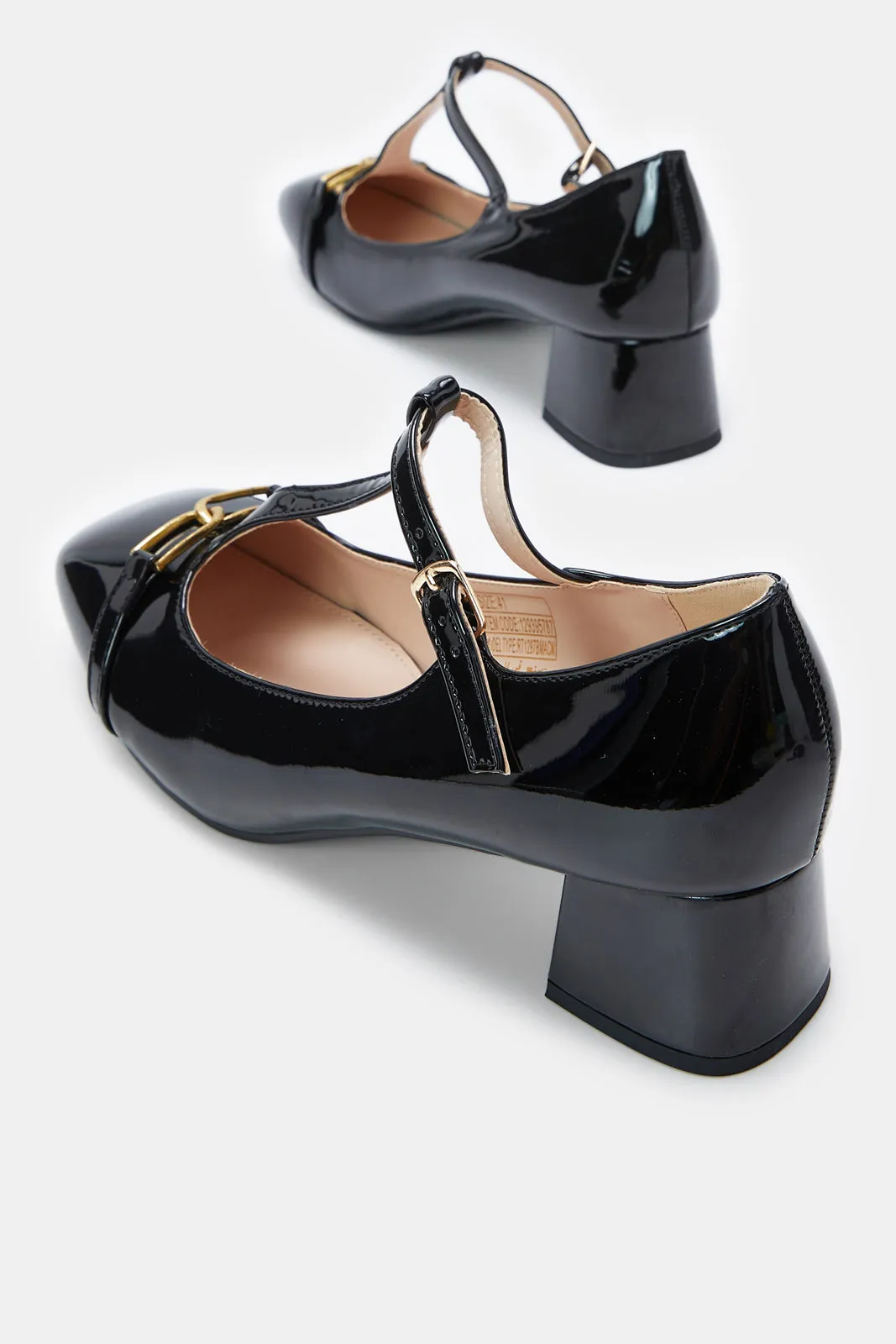 Women Black Patent Mary Jane sold by Redtag product image thumbnail 4