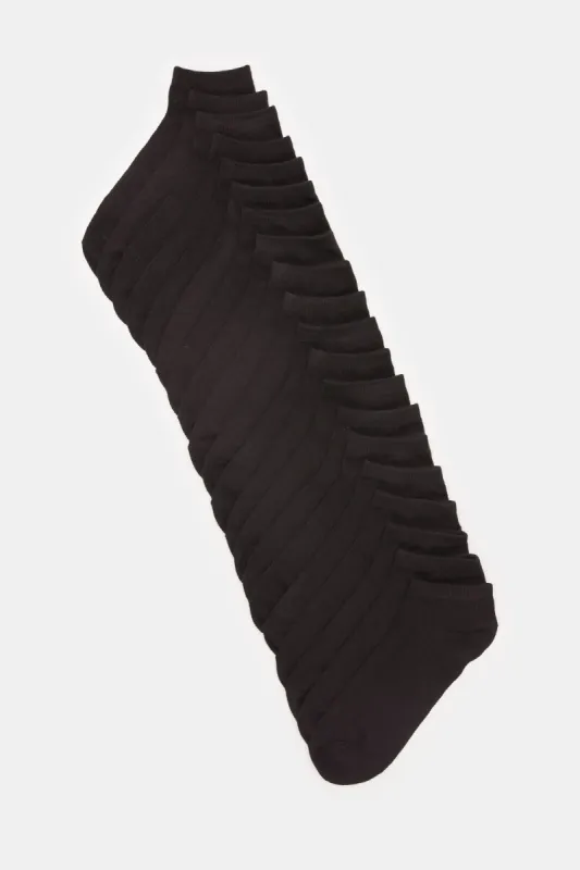 Men Black Socks Set (10 Pairs) sold by Redtag