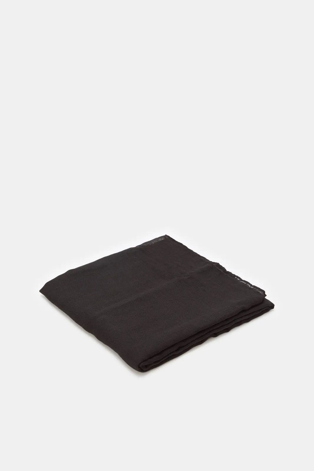 Women Black Plain Scarf sold by Redtag product image thumbnail 2