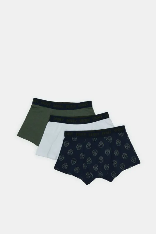Boys Assorted Printed Boxer Brief Pack (Pack Of 3) sold by Redtag