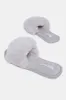 Women Grey Fur Slipper sold by Redtag