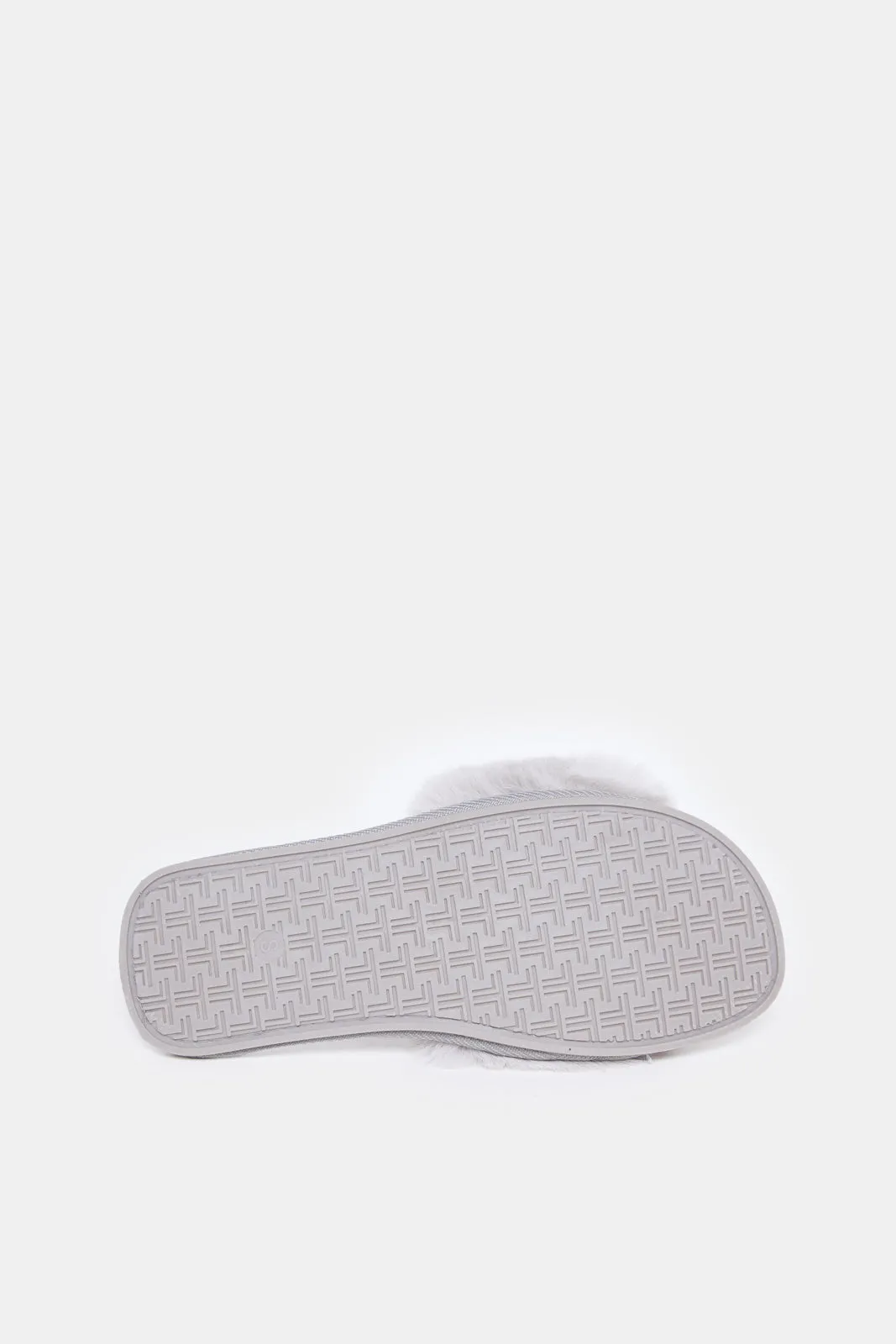 Women Grey Fur Slipper sold by Redtag product image thumbnail 5