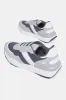 Men Grey Material Block Sneakers sold by Redtag