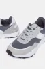 Men Grey Material Block Sneakers sold by Redtag