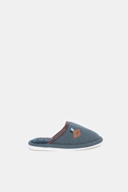 Senior Boys Olive Mule Slippers sold by Redtag