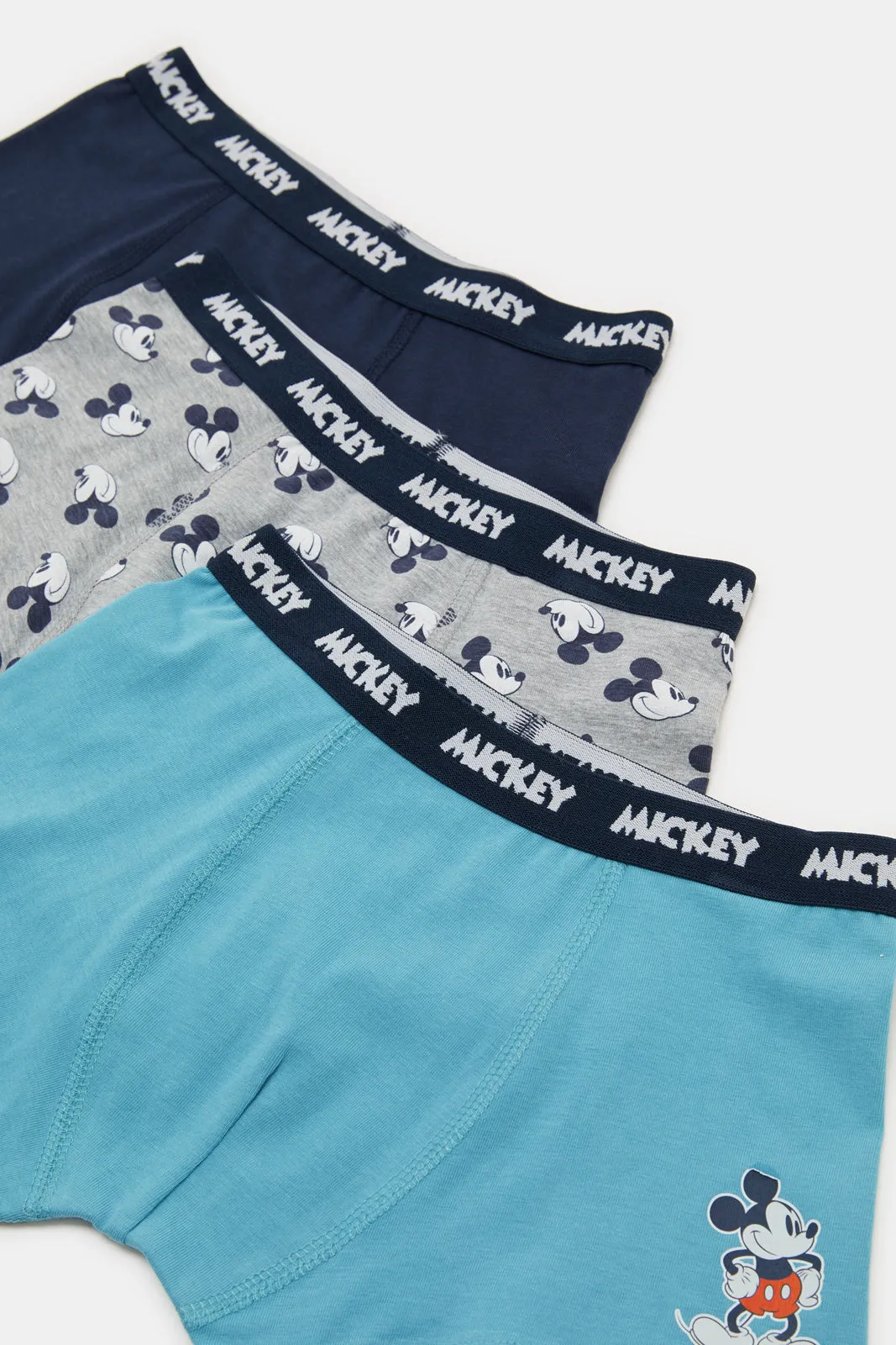 Boys Assorted Solid And Sonic Boxer Brief Set (Pack of 3) sold by Redtag product image thumbnail 2