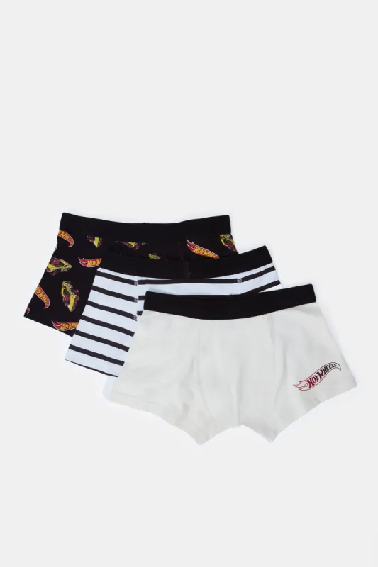 Boys Hot Wheels Printed Boxer Brief Pack (3 Piece) sold by Redtag