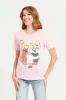 Women Pink We Bare Bears Printed T-Shirt sold by Redtag
