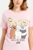 Women Pink We Bare Bears Printed T-Shirt sold by Redtag