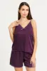 Women Purple With Lace Satin Cami Set (2 Piece) sold by Redtag