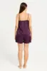 Women Purple With Lace Satin Cami Set (2 Piece) sold by Redtag