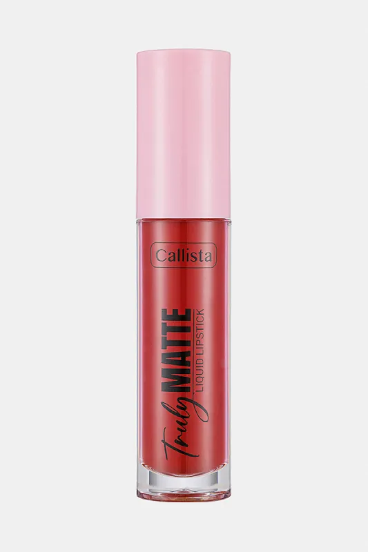 Callista Truly Matte Liquid Lipstick - 407 Cherry Pop sold by Redtag