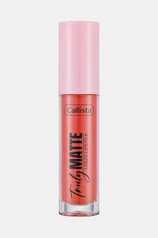 Callista Truly Matte Liquid Lipstick - 405 Peachy Queen sold by Redtag