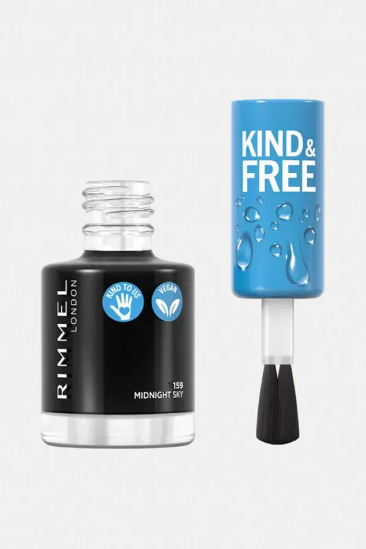 Rimmel Kind And Free Nail Polish - 159 Midnight Sky sold by Redtag