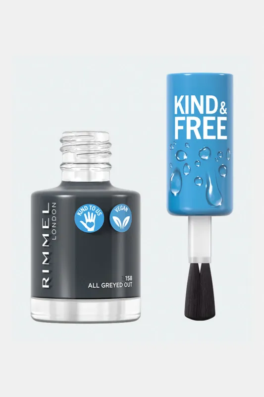 Rimmel Kind And Free Nail Polish - 158 All Greyed Out sold by Redtag