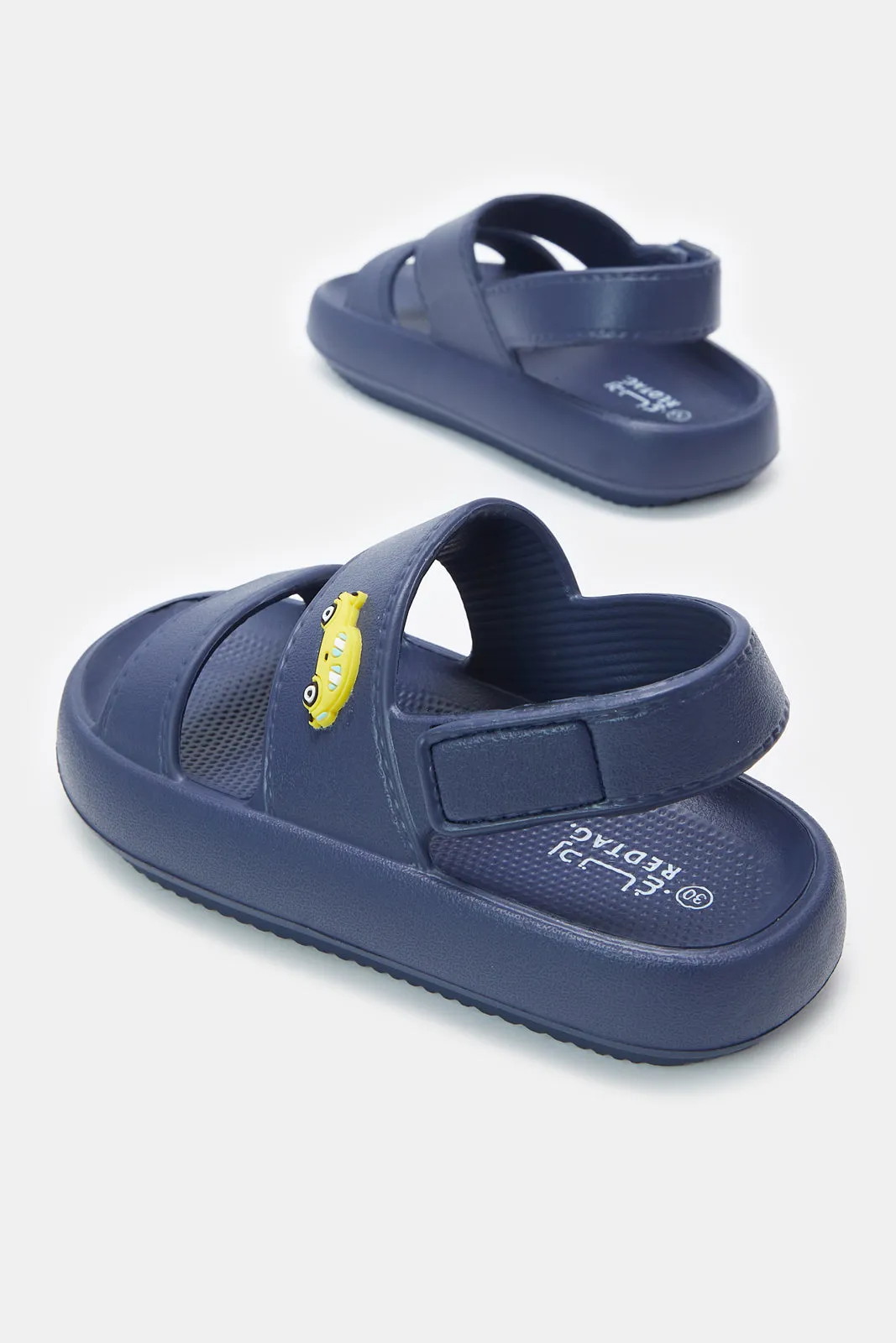 Boys Blue Printed Traditional Sandals sold by Redtag product image thumbnail 4