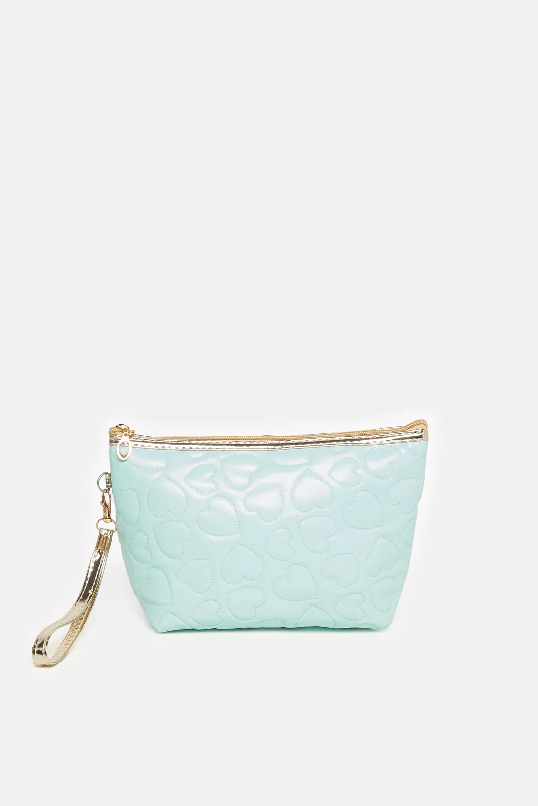 Women Mint Quilted Pouch sold by Redtag