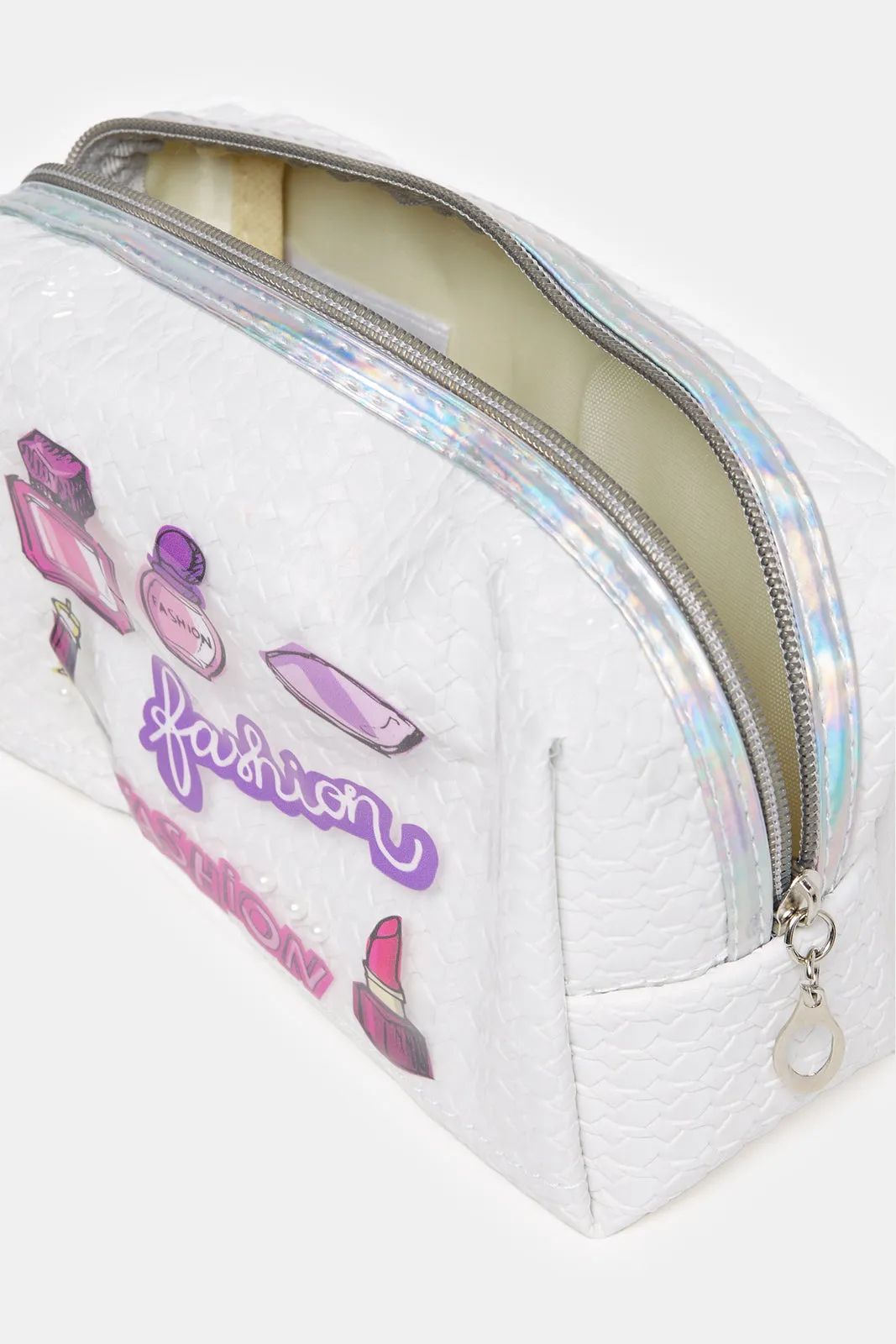 Women White Printed Pouch sold by Redtag product image thumbnail 4