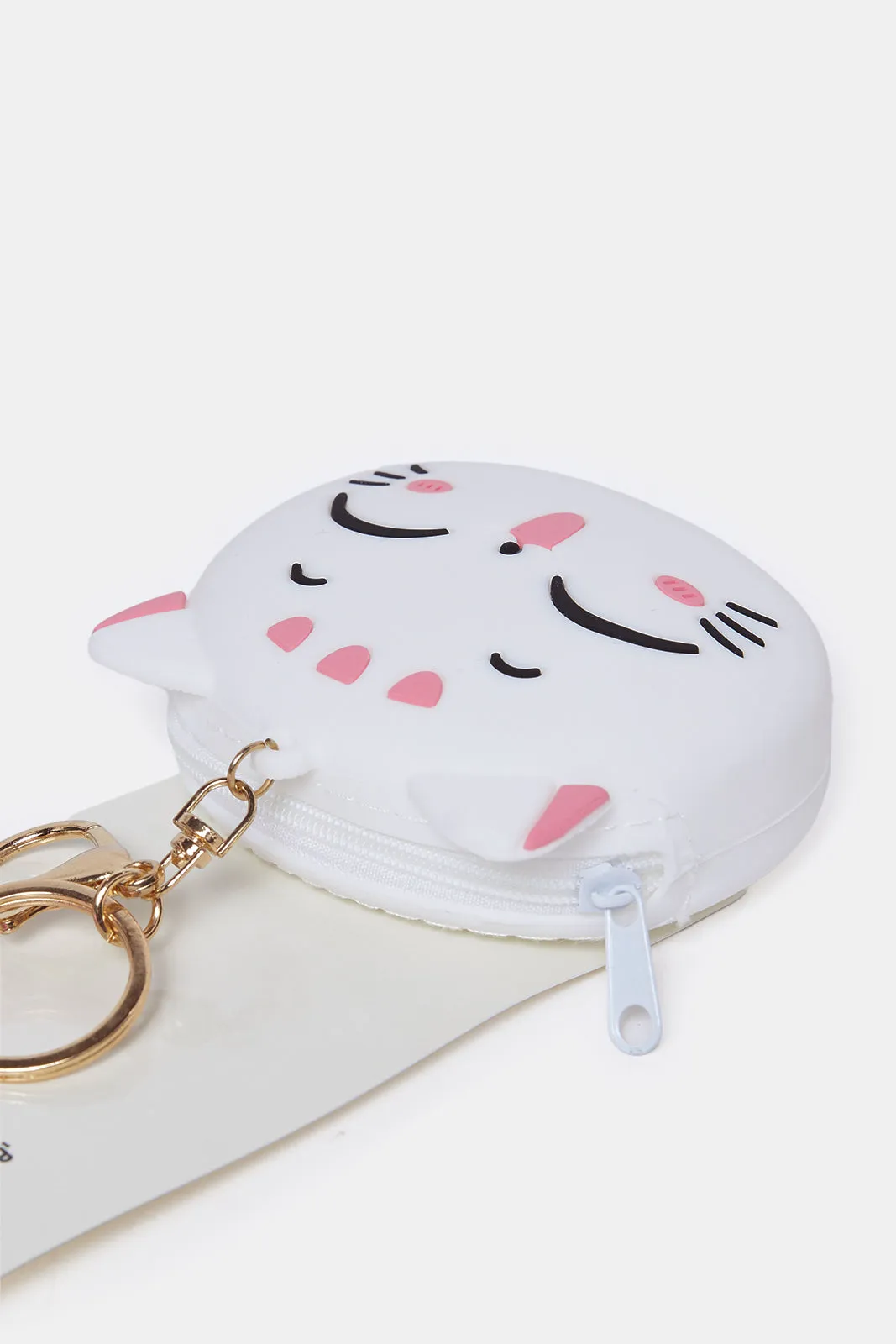 Women White Embellished Cat Bag Add-On sold by Redtag product image thumbnail 4