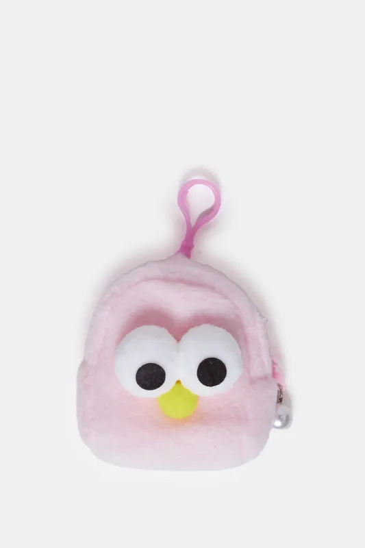 Women Pink Embellished Bird Bag Add-On sold by Redtag
