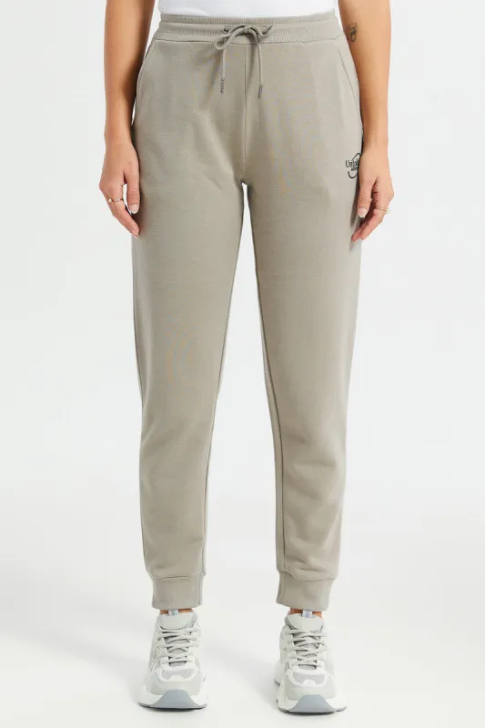 Women Green Printed Joggers sold by Redtag