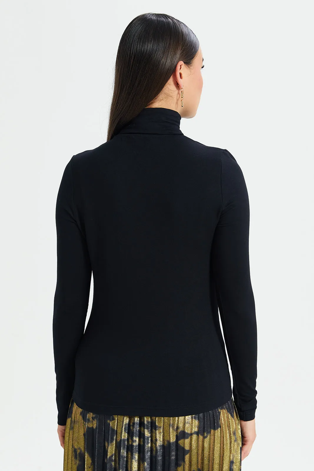 Women Black Long Sleeve T-Shirt sold by Redtag product image thumbnail 3
