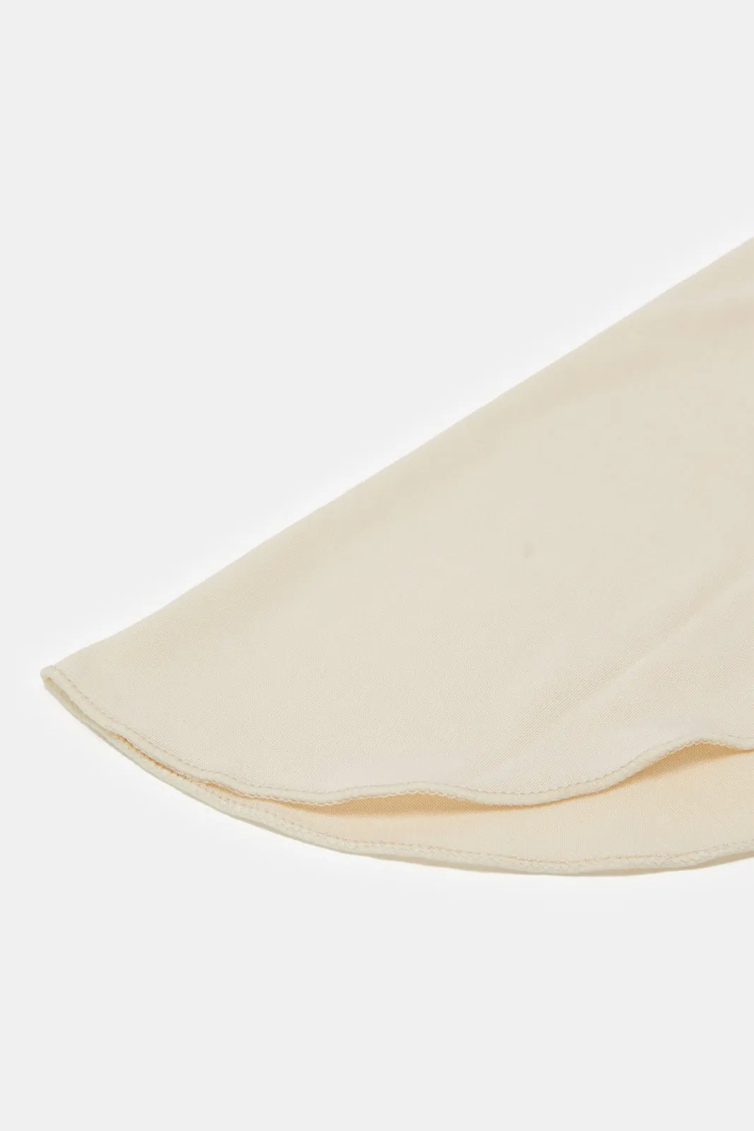 Women Beige Solid Hijab sold by Redtag product image thumbnail 4