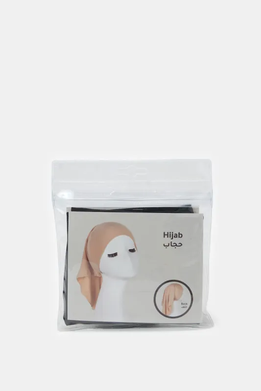 Women Black Solid Hijab sold by Redtag