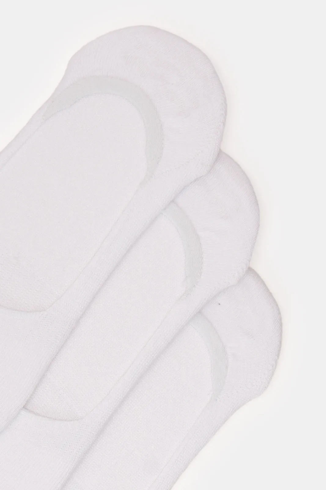 Women White Invisible Socks Set (3 Pairs) sold by Redtag product image thumbnail 3