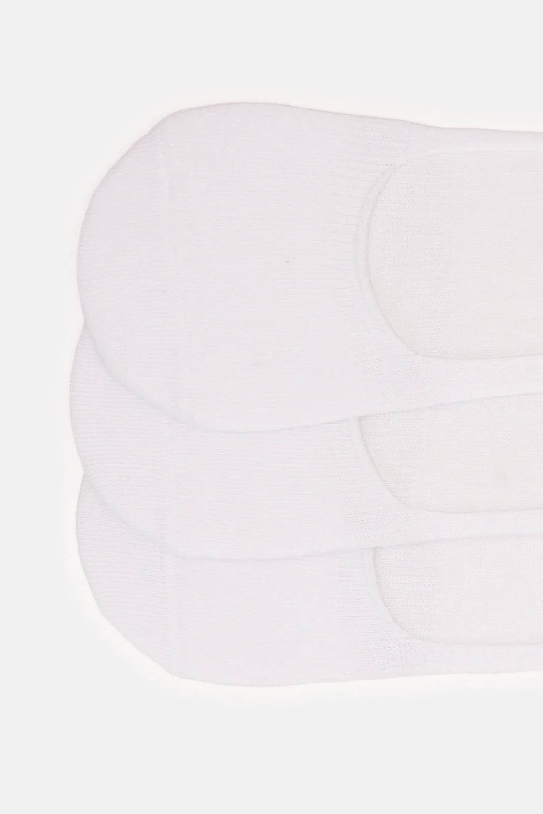 Women White Invisible Socks Set (3 Pairs) sold by Redtag product image thumbnail 2