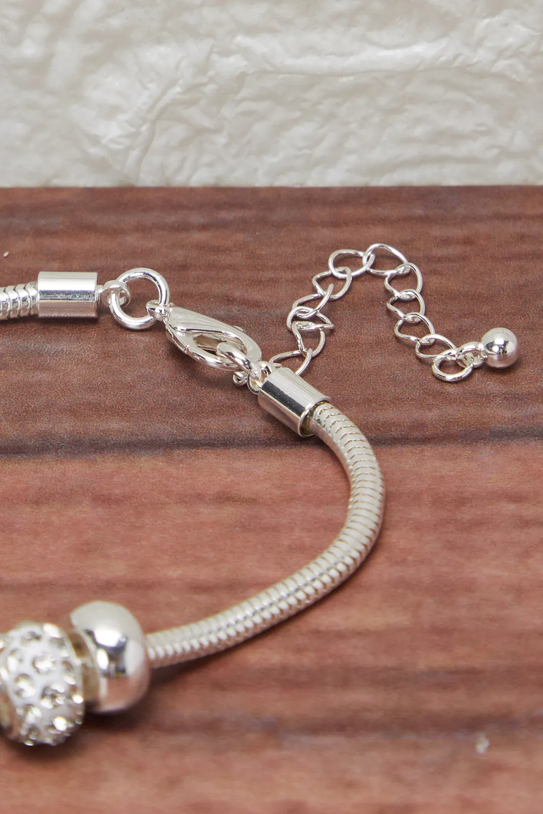 Women Silver Bracelet With Charm sold by Redtag product image thumbnail 4