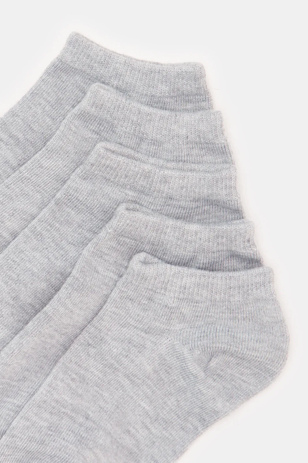 Senior Boys Grey Ankle Length Socks Set (5 Pairs) sold by Redtag product image thumbnail 3