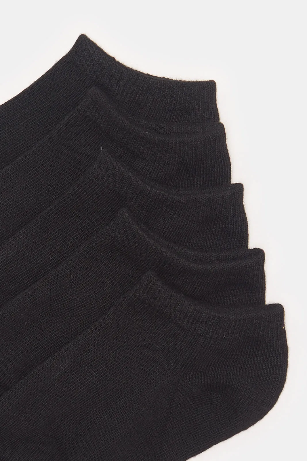 Senior Boys Black Ankle Length Socks Set (5 Pairs) sold by Redtag product image thumbnail 3