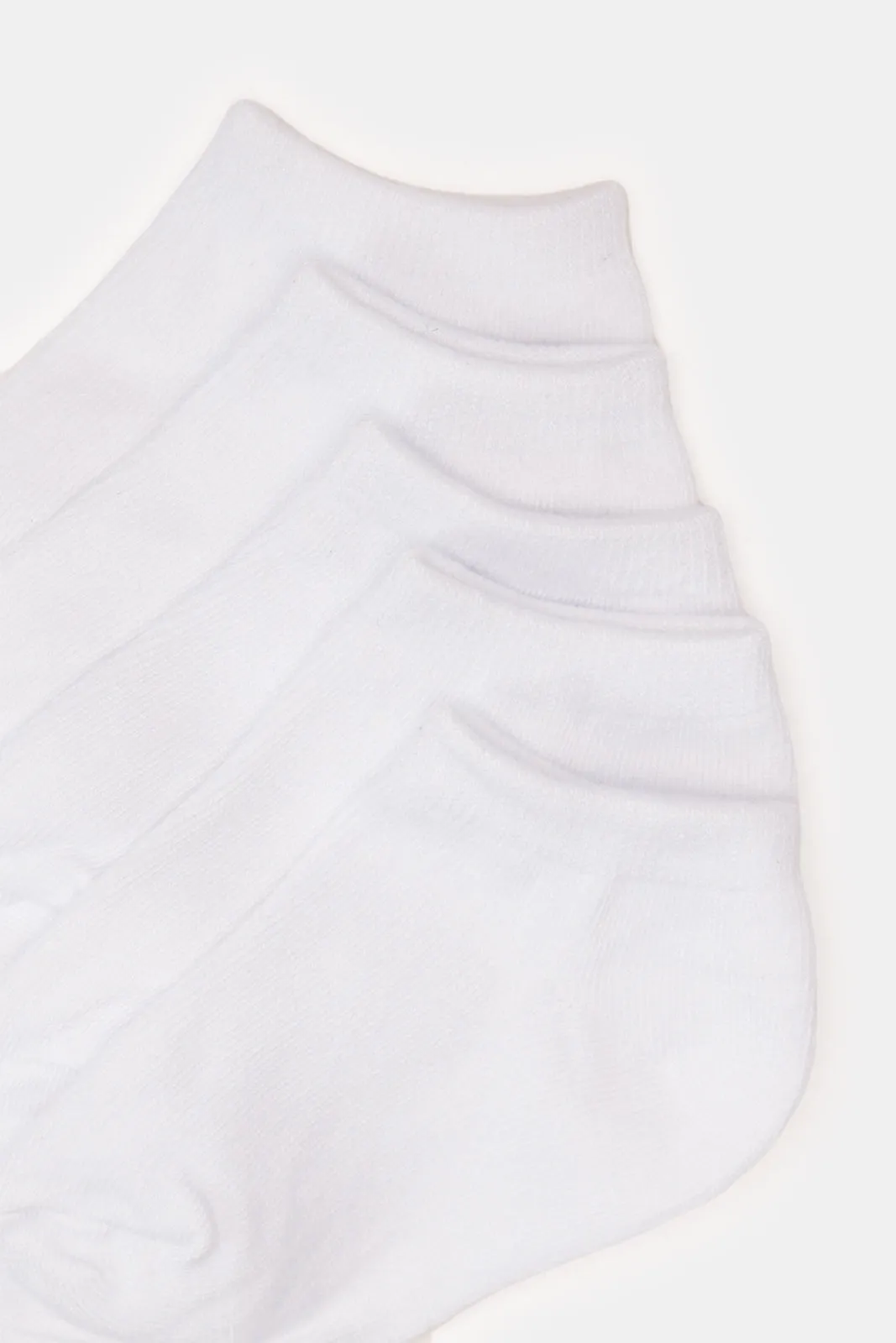 Boys White Ankle Length Socks Set (5 Pairs) sold by Redtag product image thumbnail 3