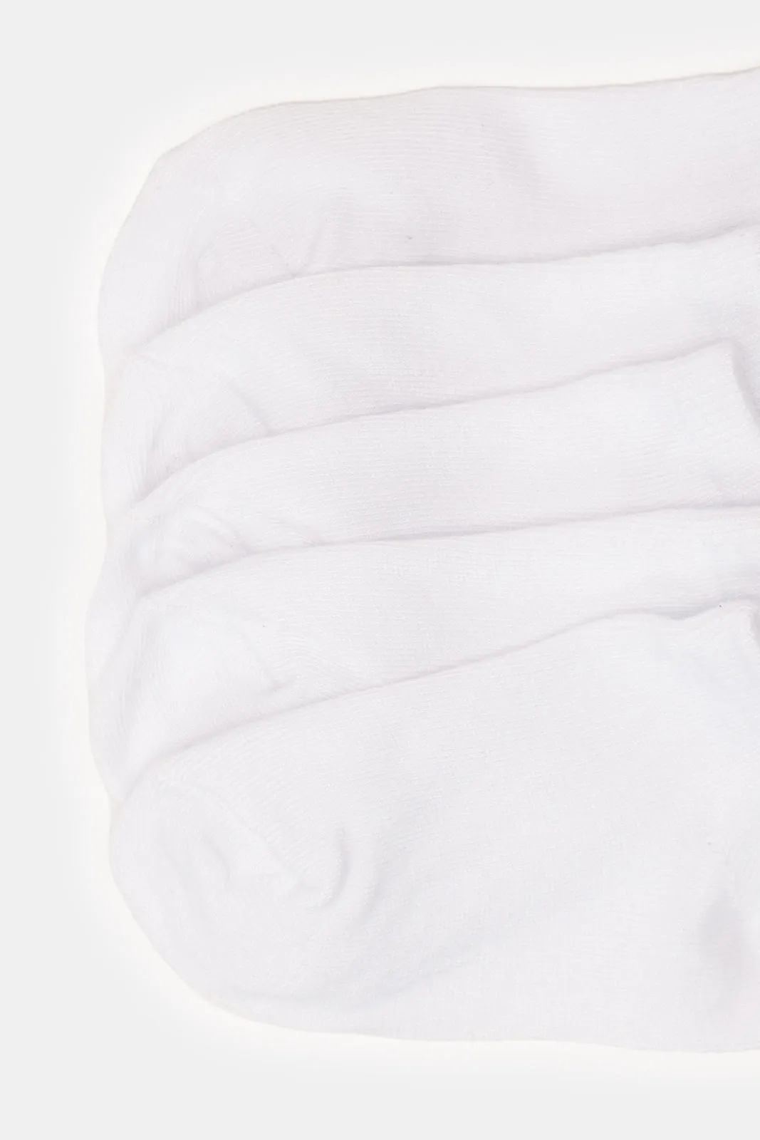 Boys White Ankle Length Socks Set (5 Pairs) sold by Redtag product image thumbnail 2