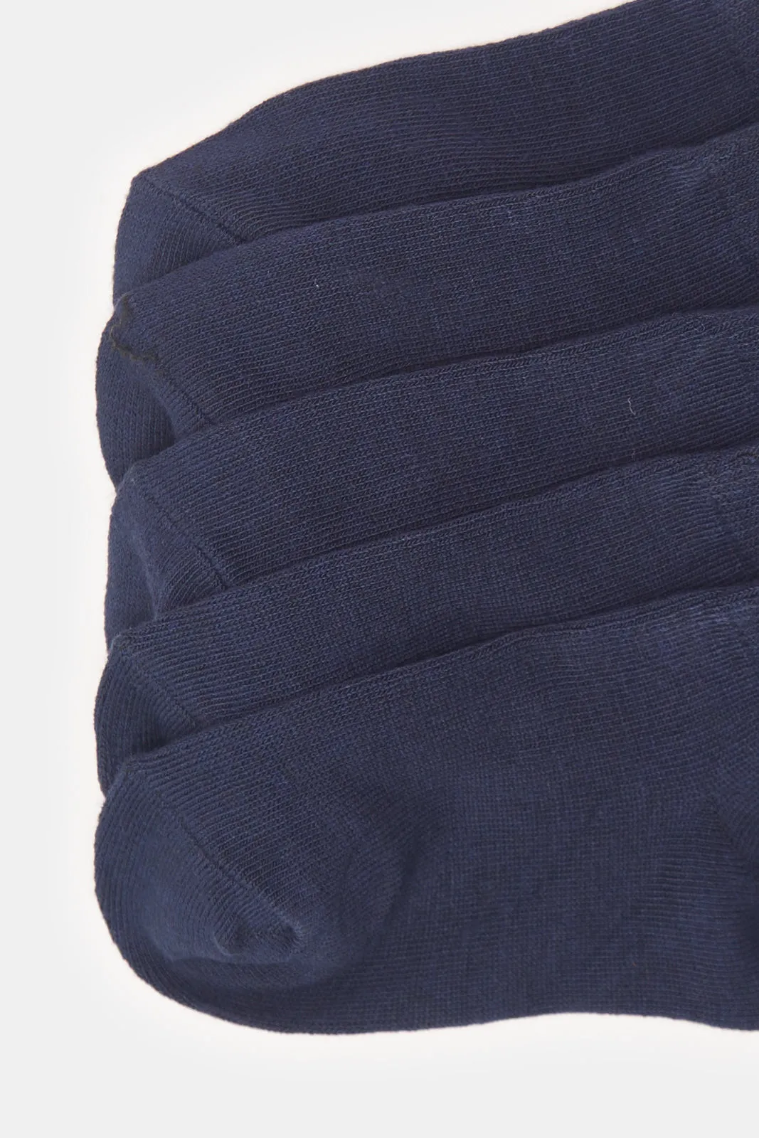 Boys Navy Ankle Length Socks Set (5 Pairs) sold by Redtag product image thumbnail 2