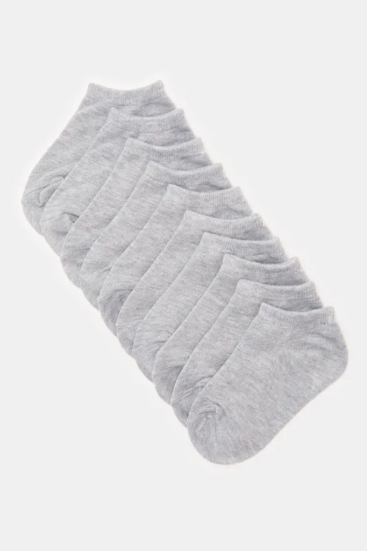 Boys Grey Ankle Length Socks Set (5 Pairs) sold by Redtag