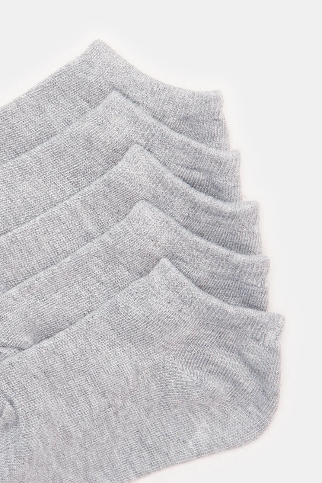 Boys Grey Ankle Length Socks Set (5 Pairs) sold by Redtag product image thumbnail 3