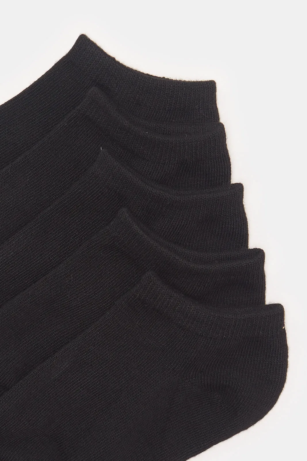 Boys Black Ankle Length Socks Set (5 Pairs) sold by Redtag product image thumbnail 3