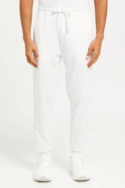 Men Ecru Plain Jogger Pants sold by Redtag