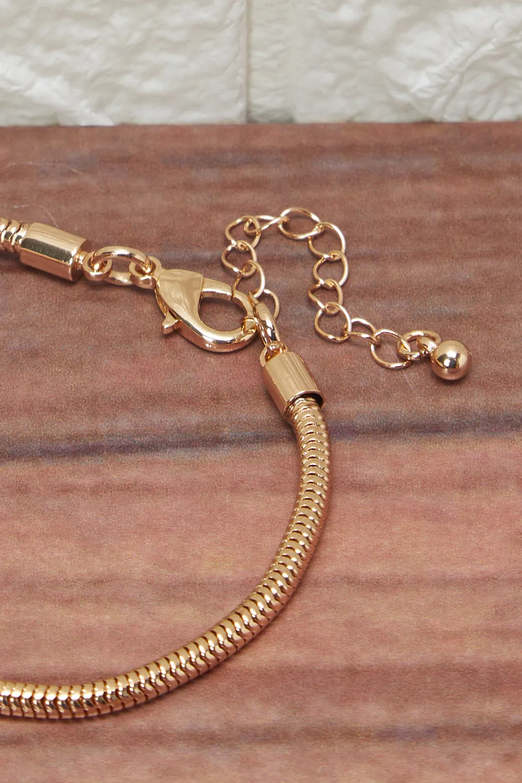 Women Gold Bracelet With Heart Charm sold by Redtag product image thumbnail 4