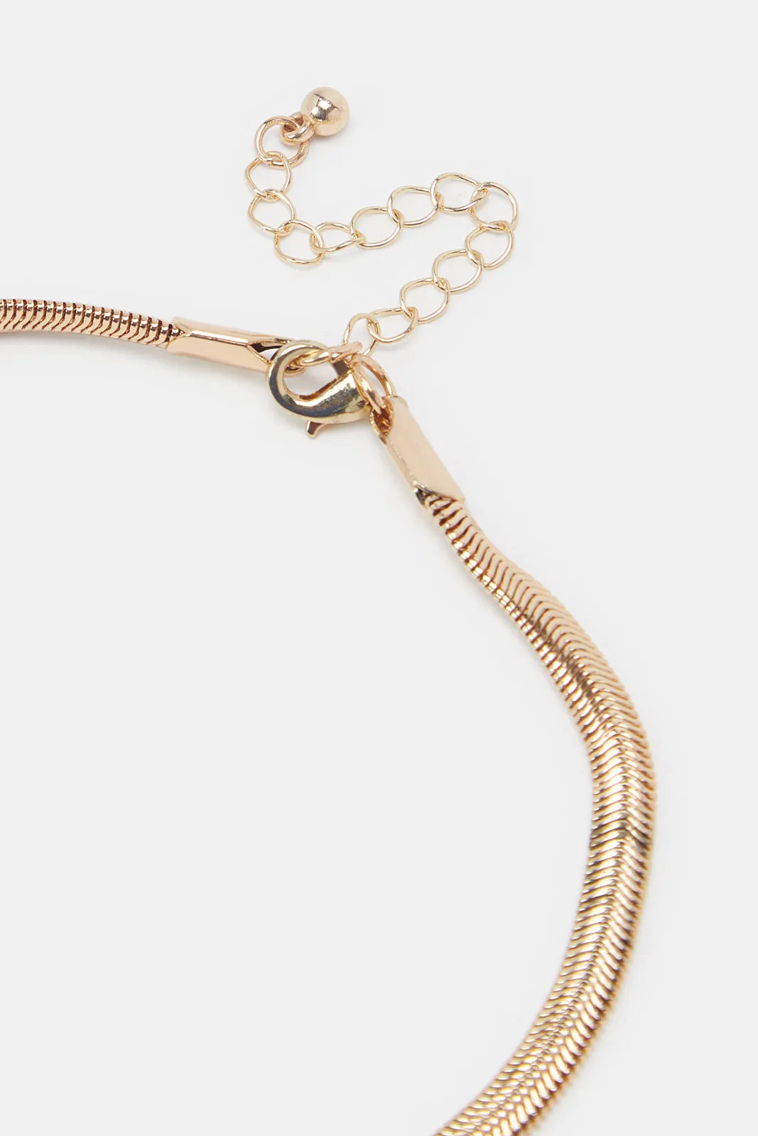 Women Gold Embellished Necklace Set (Pack of 3) sold by Redtag product image thumbnail 3