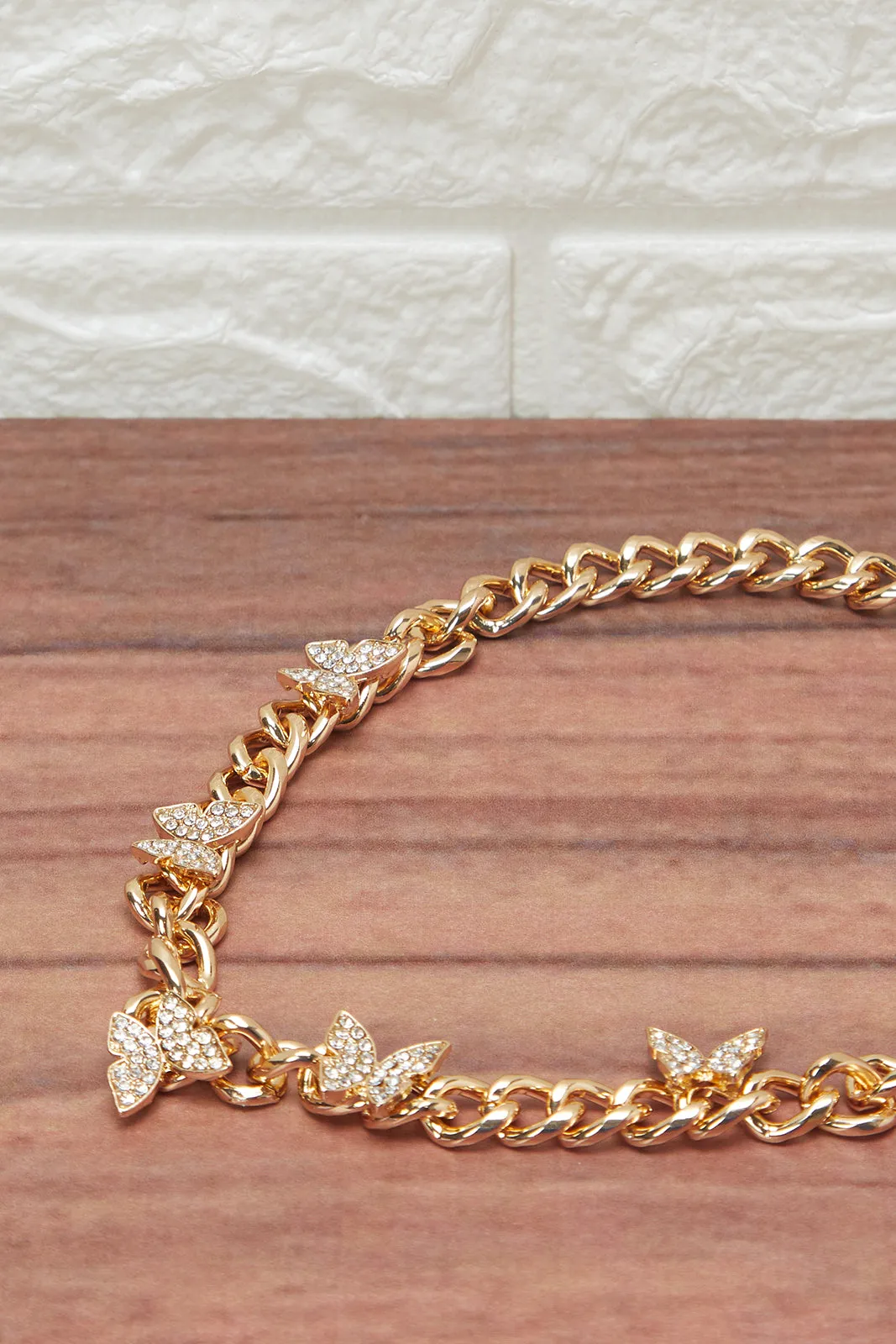 Women Gold Butterfly Necklace sold by Redtag product image thumbnail 2