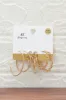 Women Gold Hoop Earring Set (3 Pairs) sold by Redtag