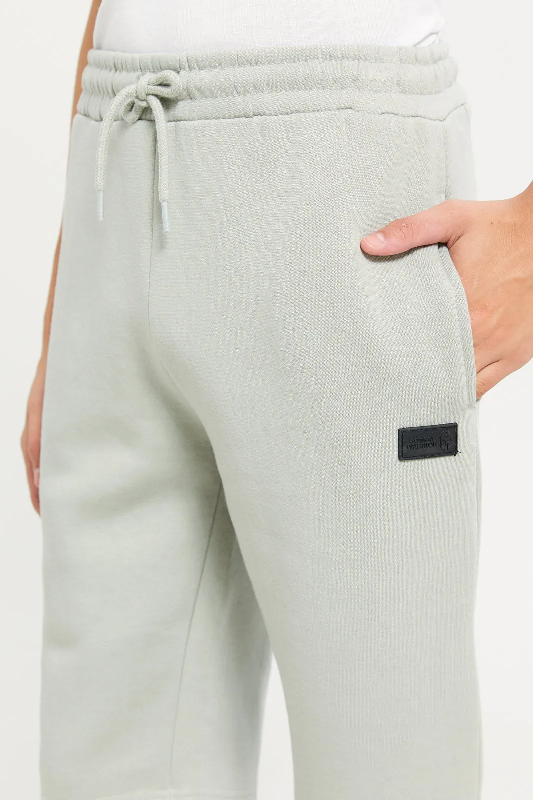 Senior Boys Grey Active Shorts sold by Redtag product image thumbnail 4