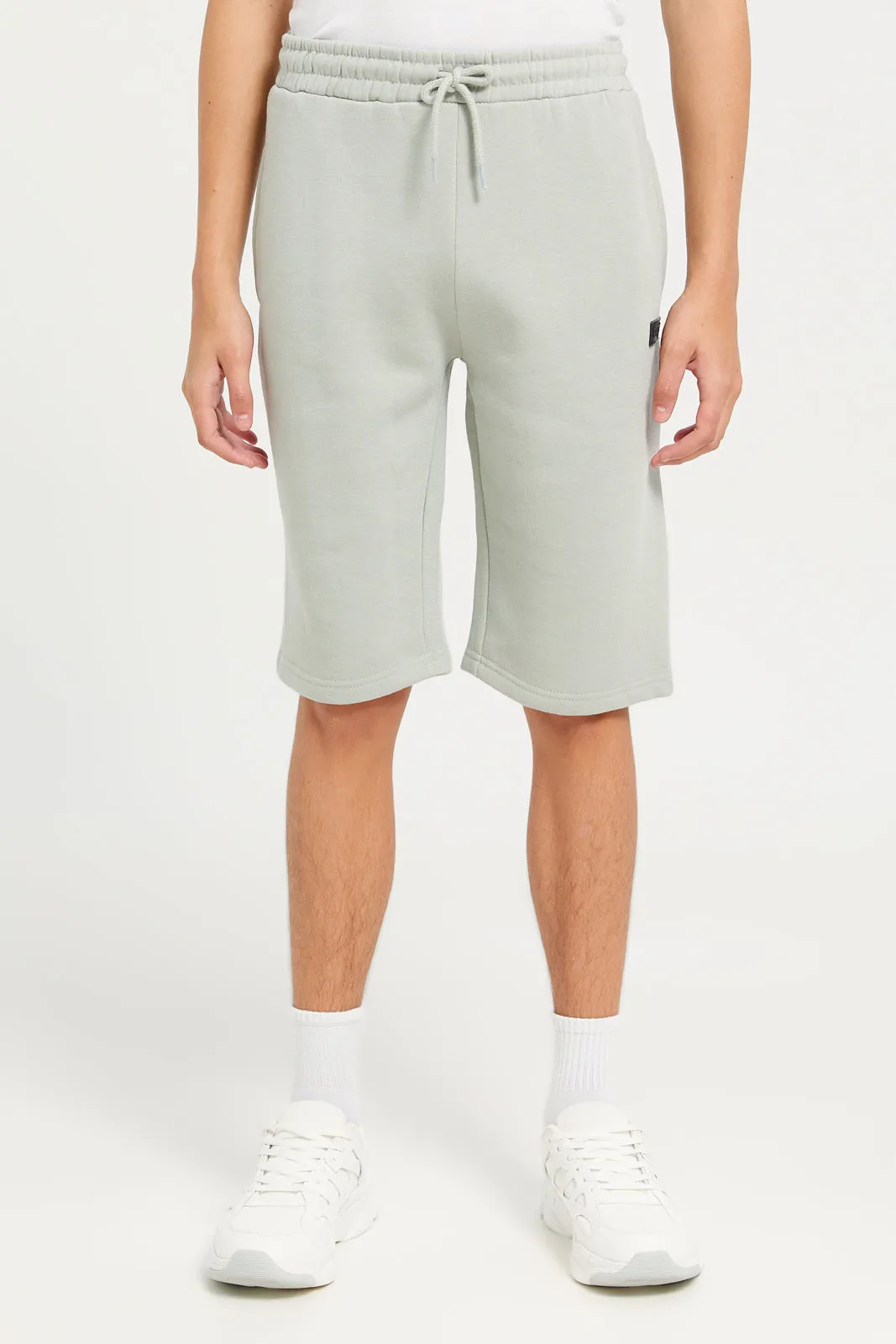 Senior Boys Grey Active Shorts sold by Redtag