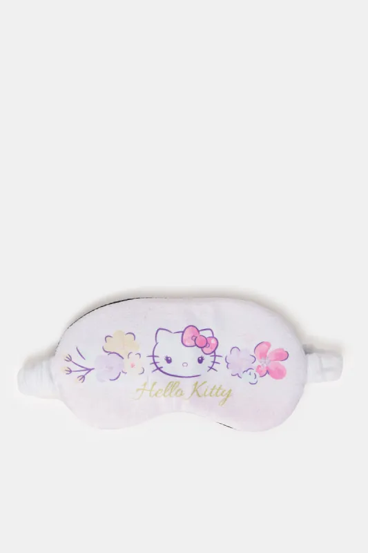 Women Pink Hello Kitty Eye Mask sold by Redtag