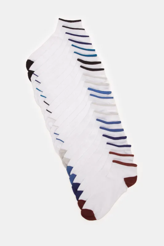 Men White Socks Set (10 Pairs) sold by Redtag