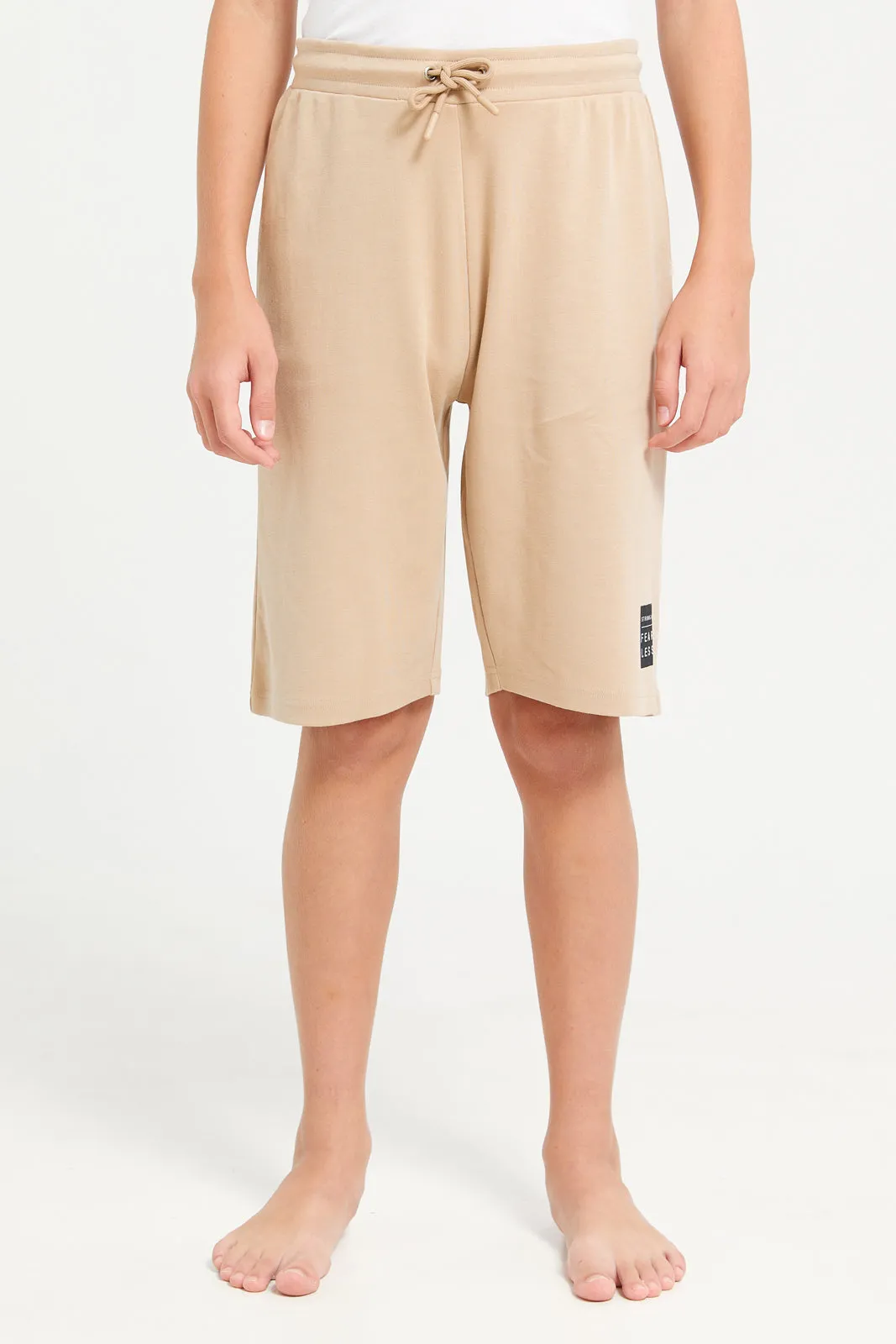 Senior Boys Beige Tiger Pride Oversize Casual Set (2 Piece) sold by Redtag product image thumbnail 3