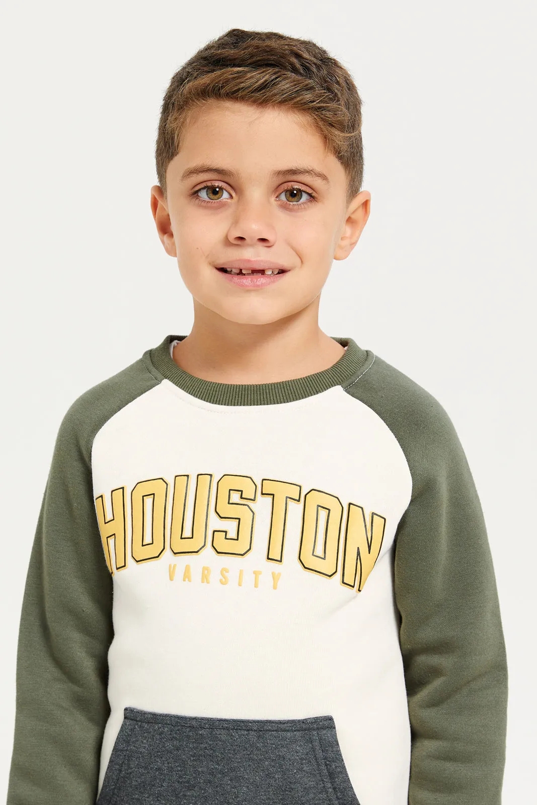Boys Multicolour Houston Printed Sweatshirt sold by Redtag product image thumbnail 4